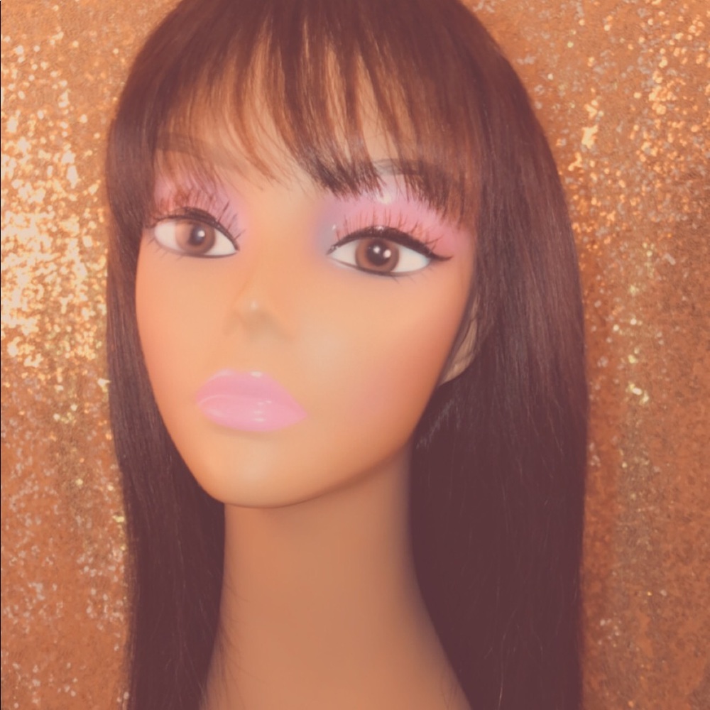 18” Brazilian Lace Bang Wig